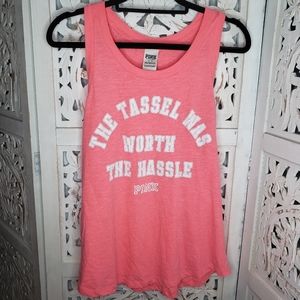 Pink The Tassle Was Worth The Hassle Size Large